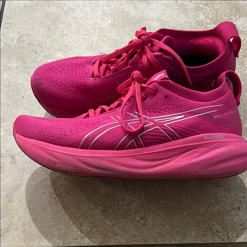 Asics Gel Nimbus Pink Running Shoes